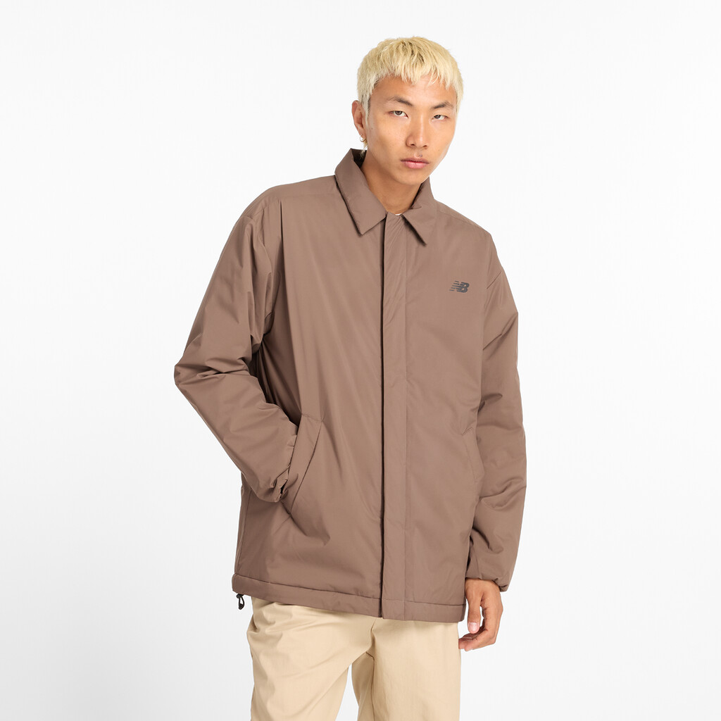 New Balance - Coaches Jacket - dark mushroom