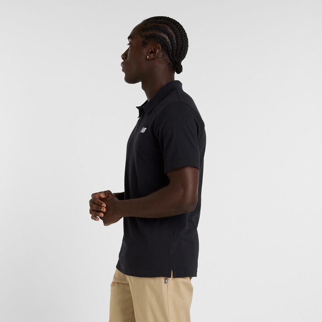 New Balance - Cotton Pique Polo - black