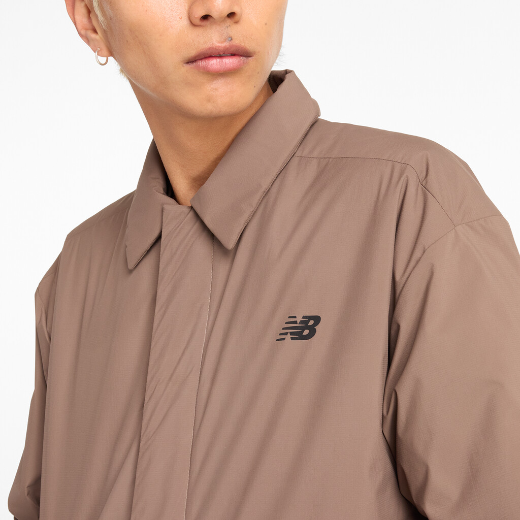 New Balance - Coaches Jacket - dark mushroom