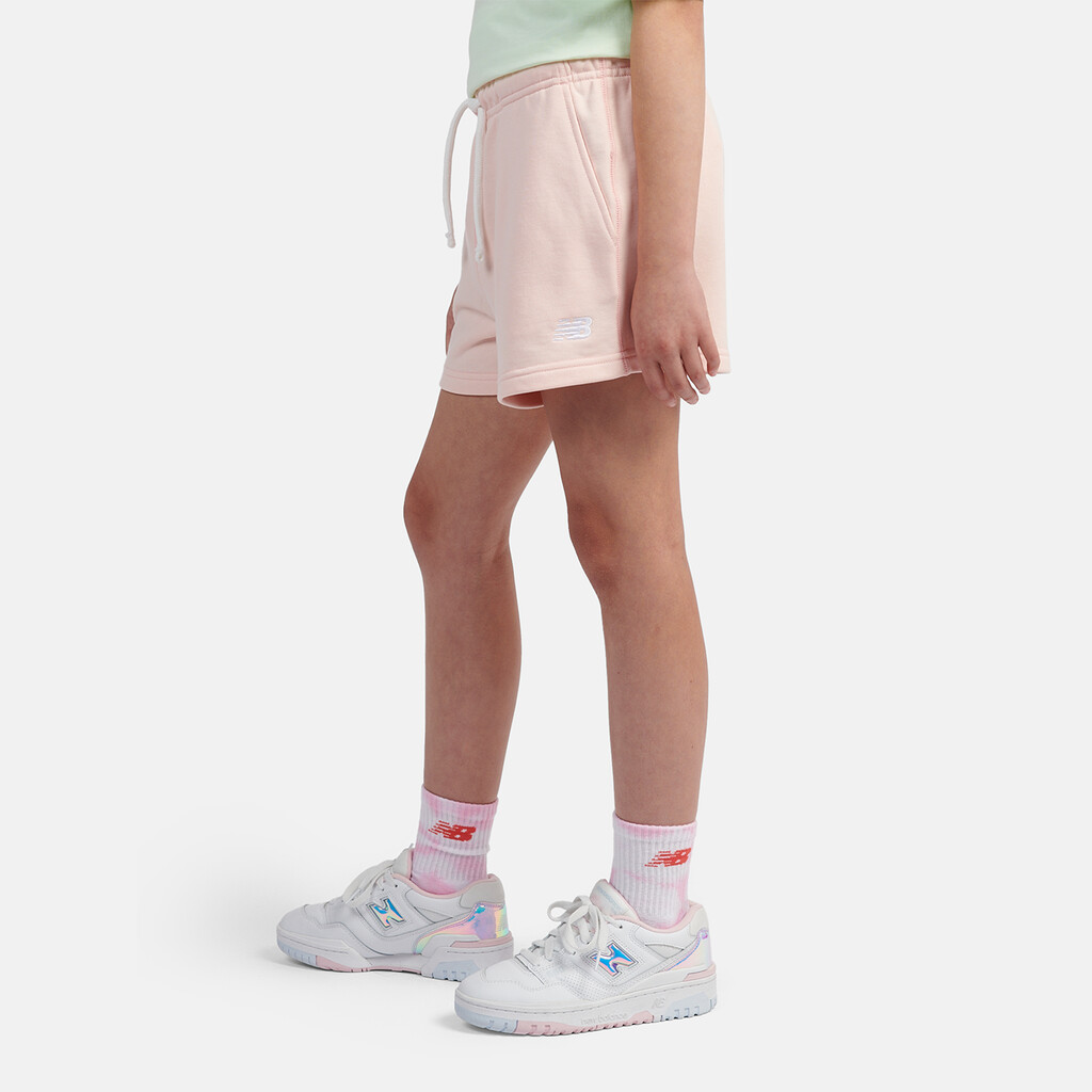 New Balance - G New Balance French Terry Small Logo Short - pink haze