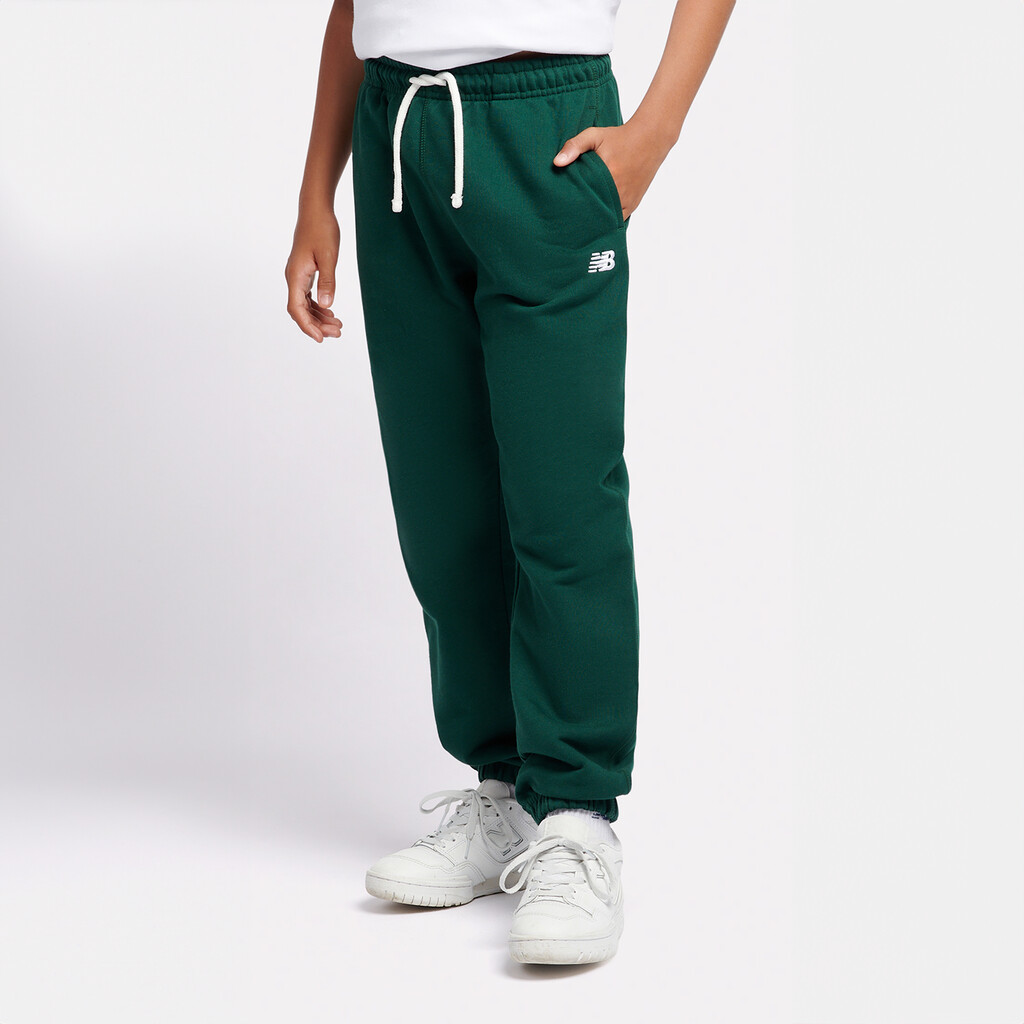 New Balance - B New Balance French Terry Small Logo Jogger - nightwatch green