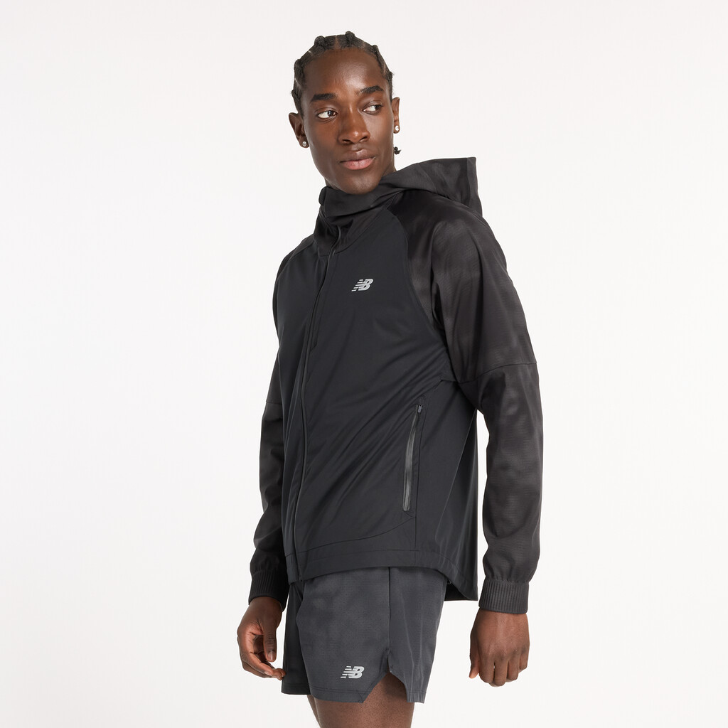 New Balance - Seasonal Premium Jacket Print - blacktop